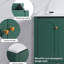 Meuble-lavabo 48 po avec lavabo en céramique - Rangement abondant 4 portes à fermeture en douceur et 2 tiroirs en bois massif pour une apparence moderne fabriquée à partir d'une esthétique contemporaine-398498895