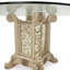 Round Glass Dining Table-400430240