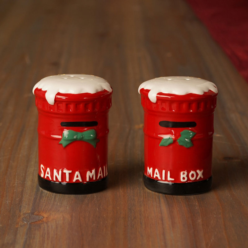 Santa's Mail Box Salt & Pepper Pots