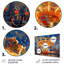 «Amusement Parks Carrousel Carnival Colors» - ensemble d'impressions d'art mural parcs d'attractions-555413259-555413256