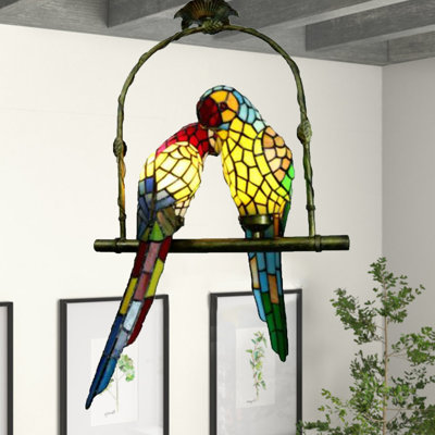 Layman Animals Lighted Art Glass