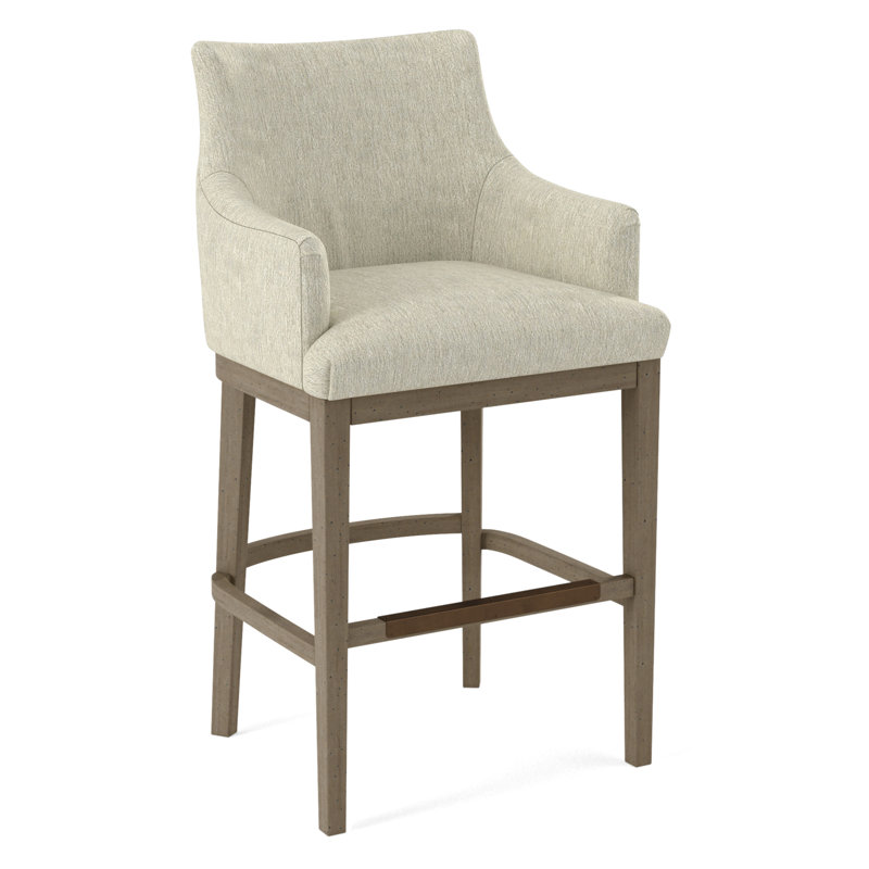 Upholstered Stool, 61618-88, Nutmeg
