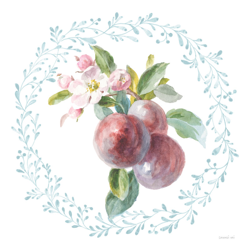 Blooming Orchard V by Danhui Nai - Wrapped Canvas Painting, 30cm H x 30cm W x 3.8cm D