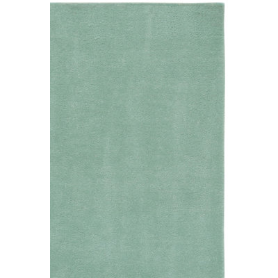 Fifth Avenue Hand Tufted Wool/Cotton Solid Colour Rug in Green