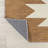Norwell Minimalist Geometric Machine-Washable Terracotta/Cream Rug-843905217