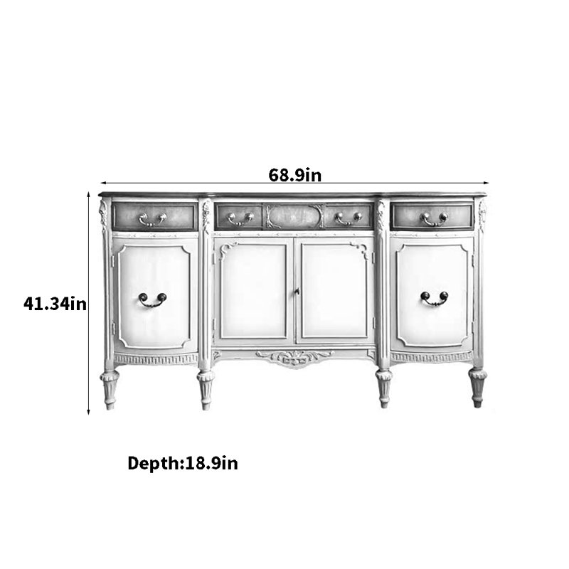 Light Luxury Artistic Sideboard