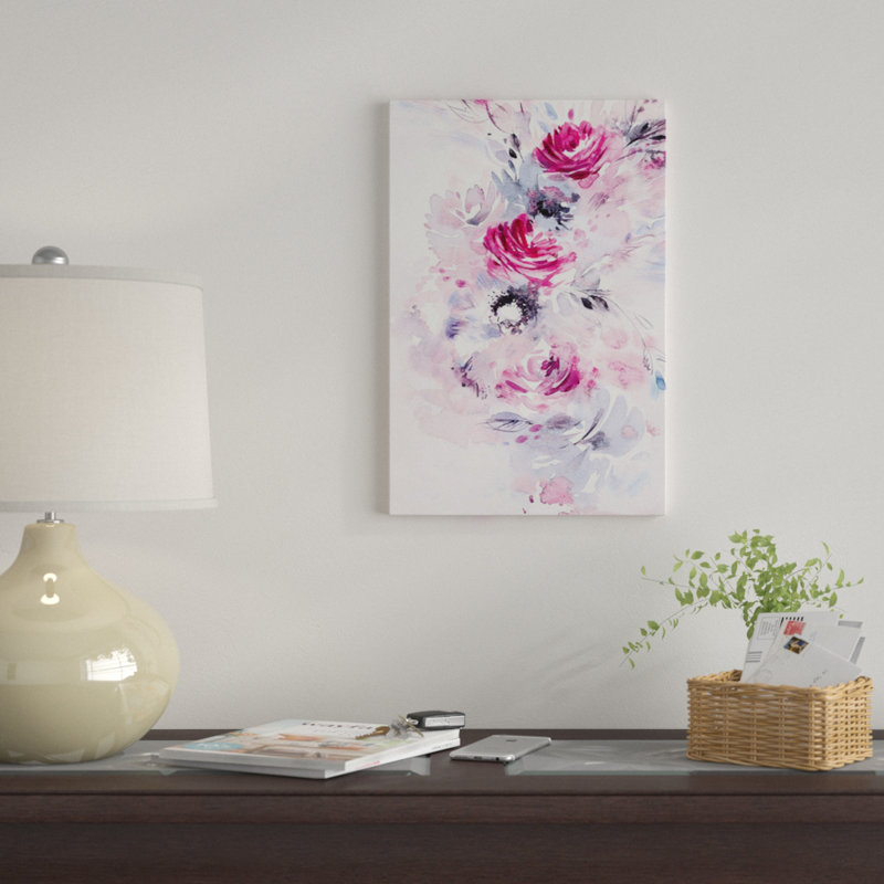 «Minimalist Bouquet II» par Lesia Binkin, impression sur toile tendue, H 18 po x l 12 po x P 1,5 po, Toile tendue