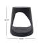 Table d'appoint MGO Hollow, texture semblable au bois, couleur noire-257987026