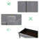 29.92" Tall Rectangular Solid Wood Outdoor Raised Garden Bed