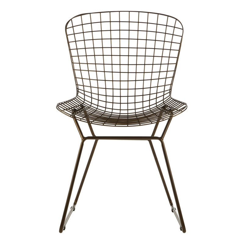 Liana 44cm H Metal Side Chair, Bronze