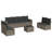 Vidaxl Garden Sofa Set Grey