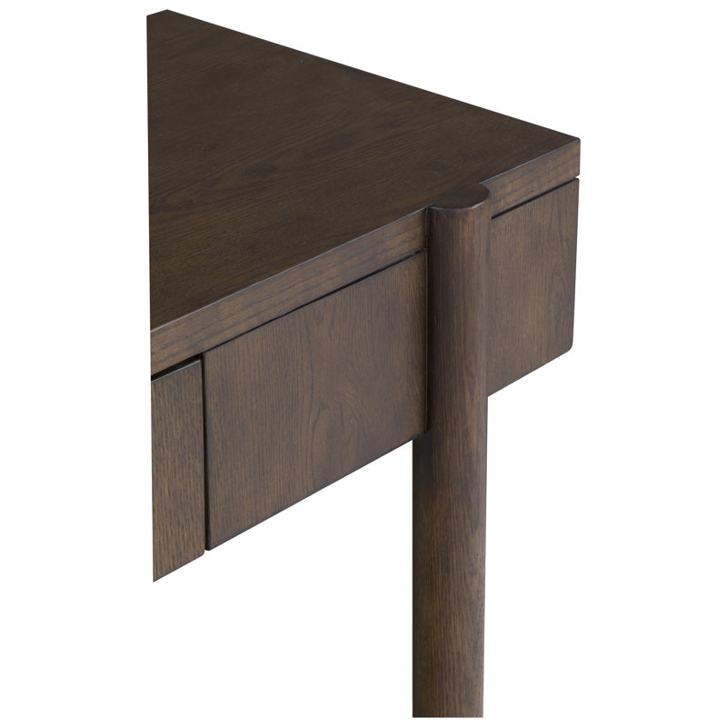 One Drawer Console Table, Caramel