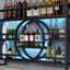 Support à vin à 3 niveaux à fixation murale avec DEL, tablettes de bar flottantes avec porte-verres à vin-647149639-647149633-639754133