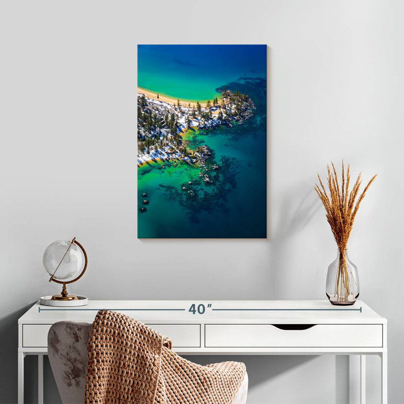 Alvord Lake Tahoe d'en haut, H 24 po x l 16 po