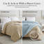 Édredon surdimensionné en duvet synthétique facile d'entretien avec bordure passepoilée et boucles aux coins Vilano Springs®-2075930076-2145475986