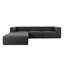 Lawndale 3PC LAF Sectional W/ Ottoman-Saxon Charcoal-916952859-916952861
