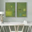Emerald Green Pastel Color Field Landscape Art, Green Wall Decor, Modern Abstract 2 pièces-98109566-98109563