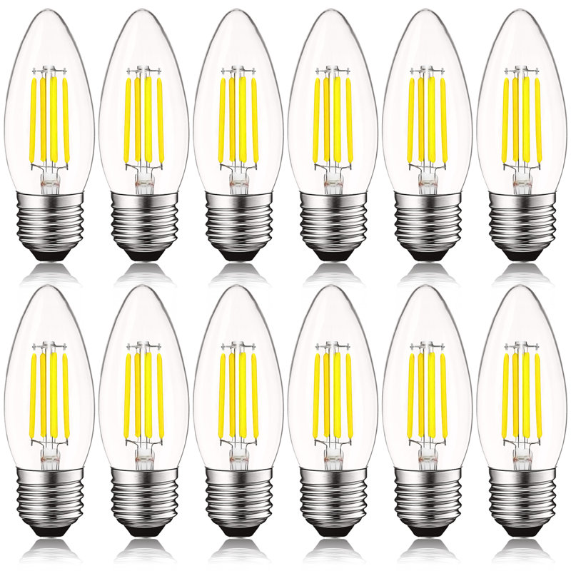 5 Watt (60 Watt Equivalent), B11 LED, Dimmable, E26/Medium (Standard) Base, 5000K