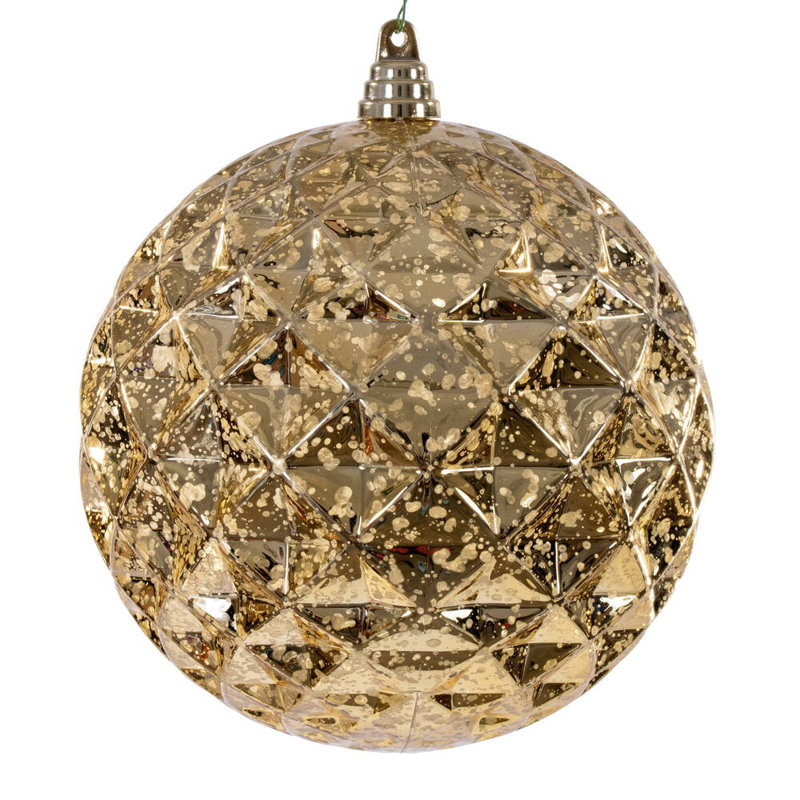 Ornement en diamant 8 po., Or