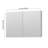 Surface Frameless Mirror Medicine Cabinet