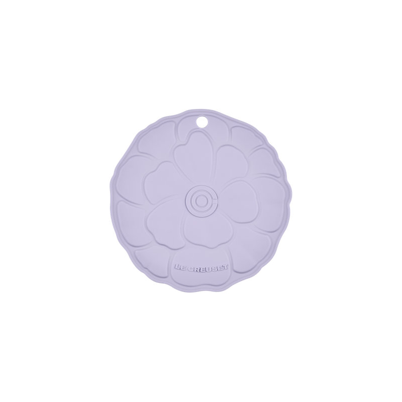 Le Creuset Silicone Petal Trivet, 8 In. Peche, Powder Purple