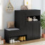 Armoire à chaussures 2-en-1 avec coussin moelleux ON-TREND-558697521