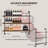47.2-Inch Modern Wall-Mounted Wine Rack With LED Lights, 3-Tier Liquor Bottle Display Bar Shelves, Industrial Wine Rack Floating Shelf, Multifunctional Wine Storage Rack For Home, Kitchen Or Bar Decor-461610852