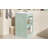 Bathroom Vanity with Ceramic Sink (Green)-1714670436