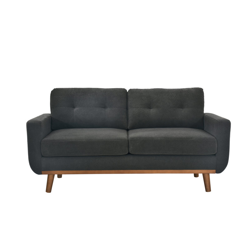 Causeuse standard rembourrée, Dark Gray