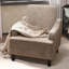 Ensemble de 2 fauteuils d'appoint rembourrés Chenille Comfort-1179148643
