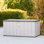 Lifetime 59.3'' W 150 Gallons Water Resistant Plastic Lockable Deck Box in Tan
