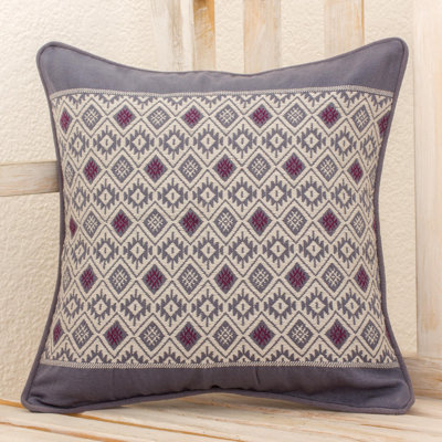 Godwin Embroidered Cotton Pillow Cover