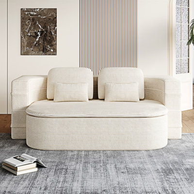 Foldable Sofa Convertible Sleeper Foam Sofa Bed