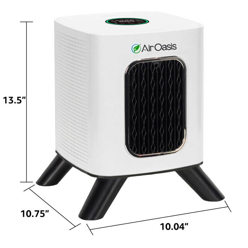 iAdapt 2.0 Silver HEPA Filter Air Purifier with Ionic Technology