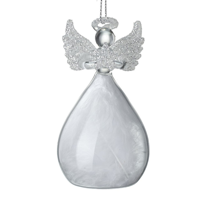 9cm Glass Hanging Figurine Ornament