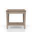 Table de bout sablée avec tiroir de rangement-1197575245