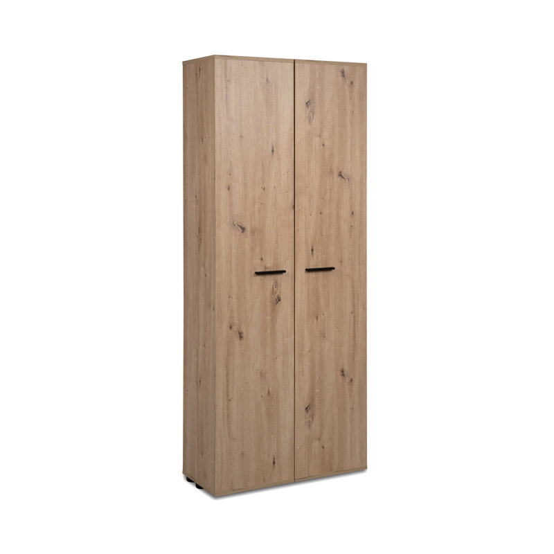 30 Pair Shoe Storage Cabinet, Brown, white and pink