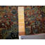 Tapis oriental bleu / orange en coton / laine fait à la main 3 pi x 5 pi Neddo