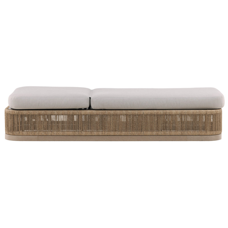 Drift Outdoor Teak Chaise Lounge, Kramer Lace
