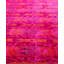 Overdyed Hand-Knotted Wool Modern-Contemporary Pink Area Rug 9' 10" x 14' 4"