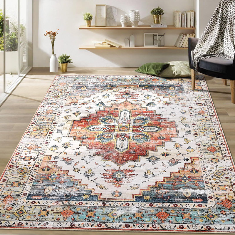 9'X12' Large Machine Washable Area Rug
