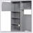 Wooden Bed With All-In-One Cabinet And Shelf-341904050