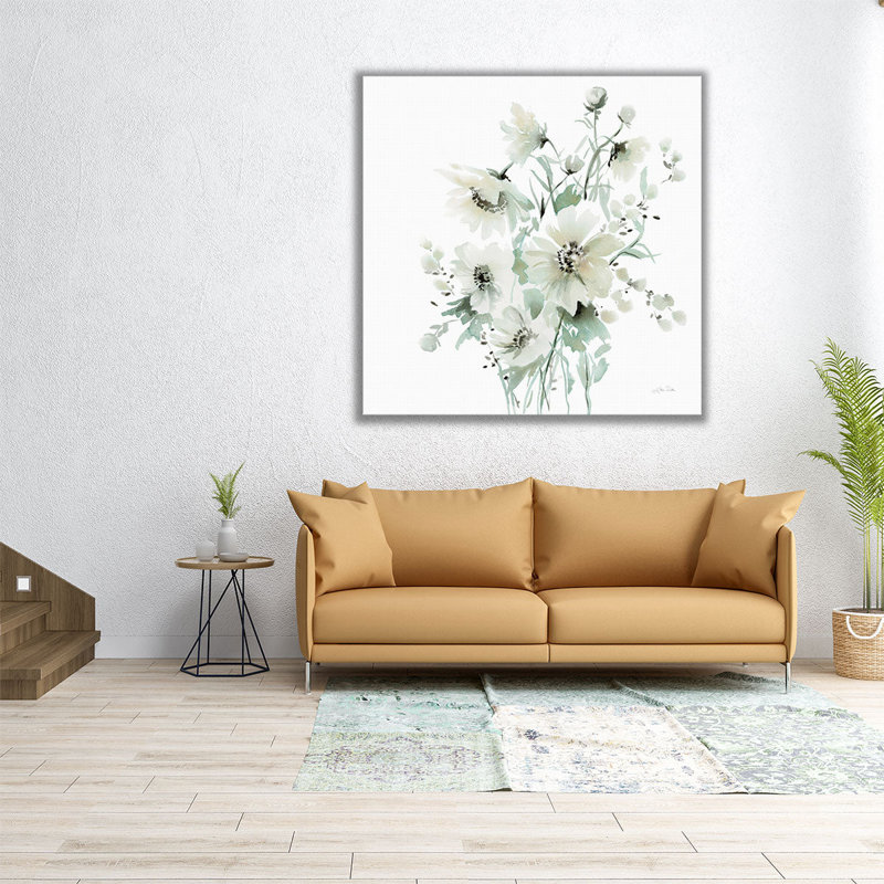 Secret Garden Bouquet I - reproduction d'art sur toile, H 12 po x l 12 po