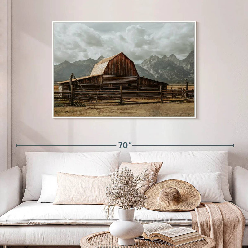 Grange Moulton, Cadre flottant blanc, 46 po x 31 po