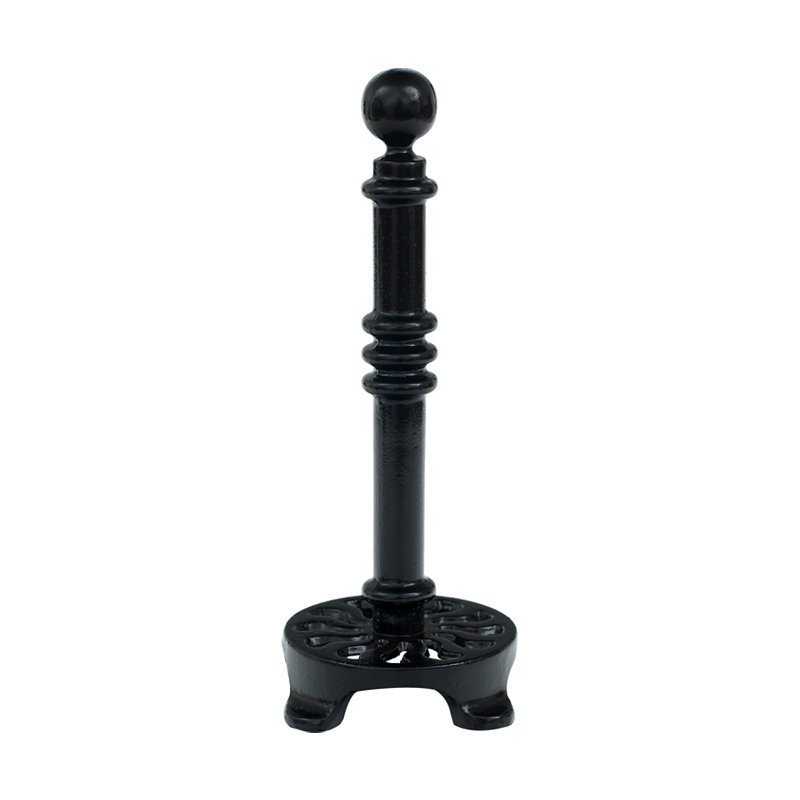 Iron Paper Towel Holder, Black