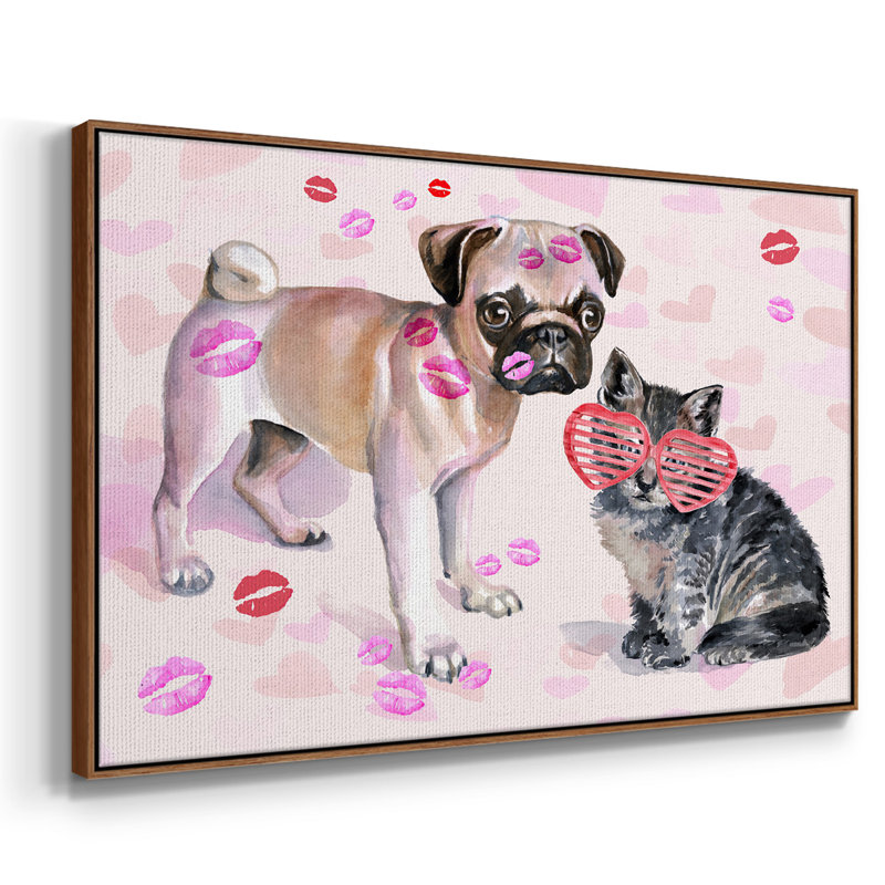 «Cute Couture Collection A», reproduction d'art sur toile, H 27 po x l 41 po x P 2 po, Noyer