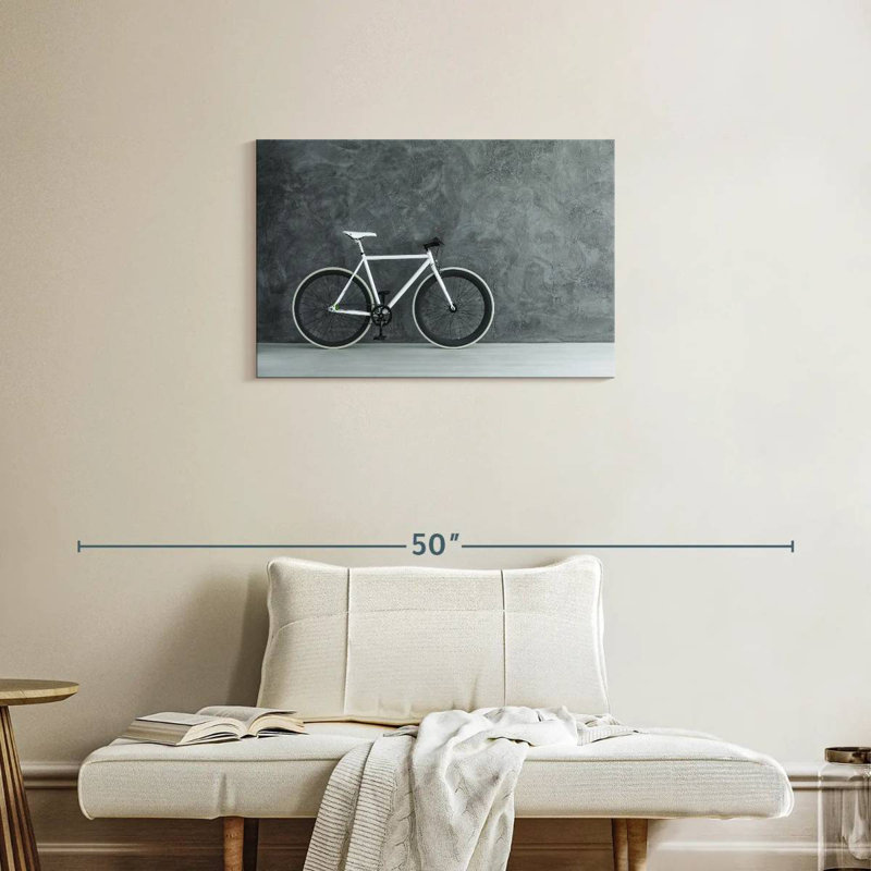 Vélo blanc Mehar, H 20 po x l 30 po