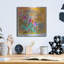  «Sunny Blooms» par St. Hilaire Elizabeth, art mural en métal, 12 po x 12 po-948046122