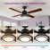 Ebern Designs 52”Modern Ceiling Fan With Light And Remote Control