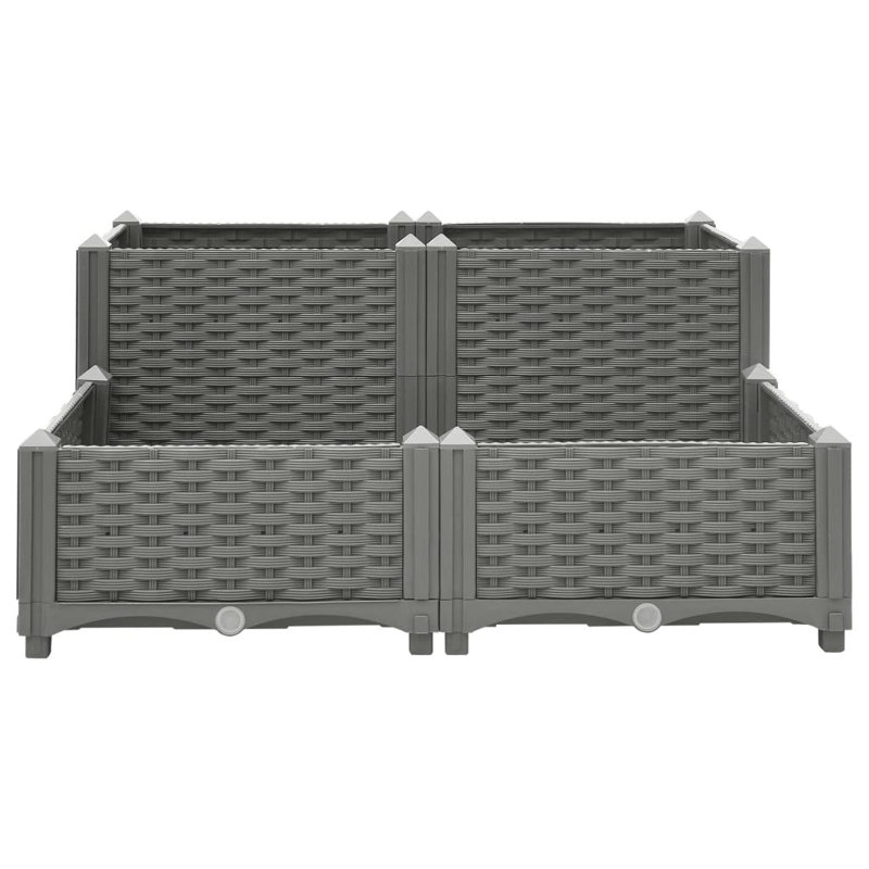Bosonohy Raised Garden Bed, Light Grey